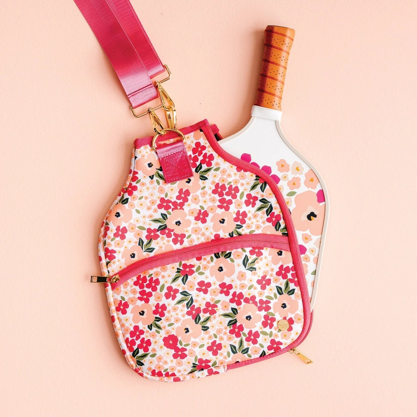 Pickleball Paddle Case | Lively Flora Pink