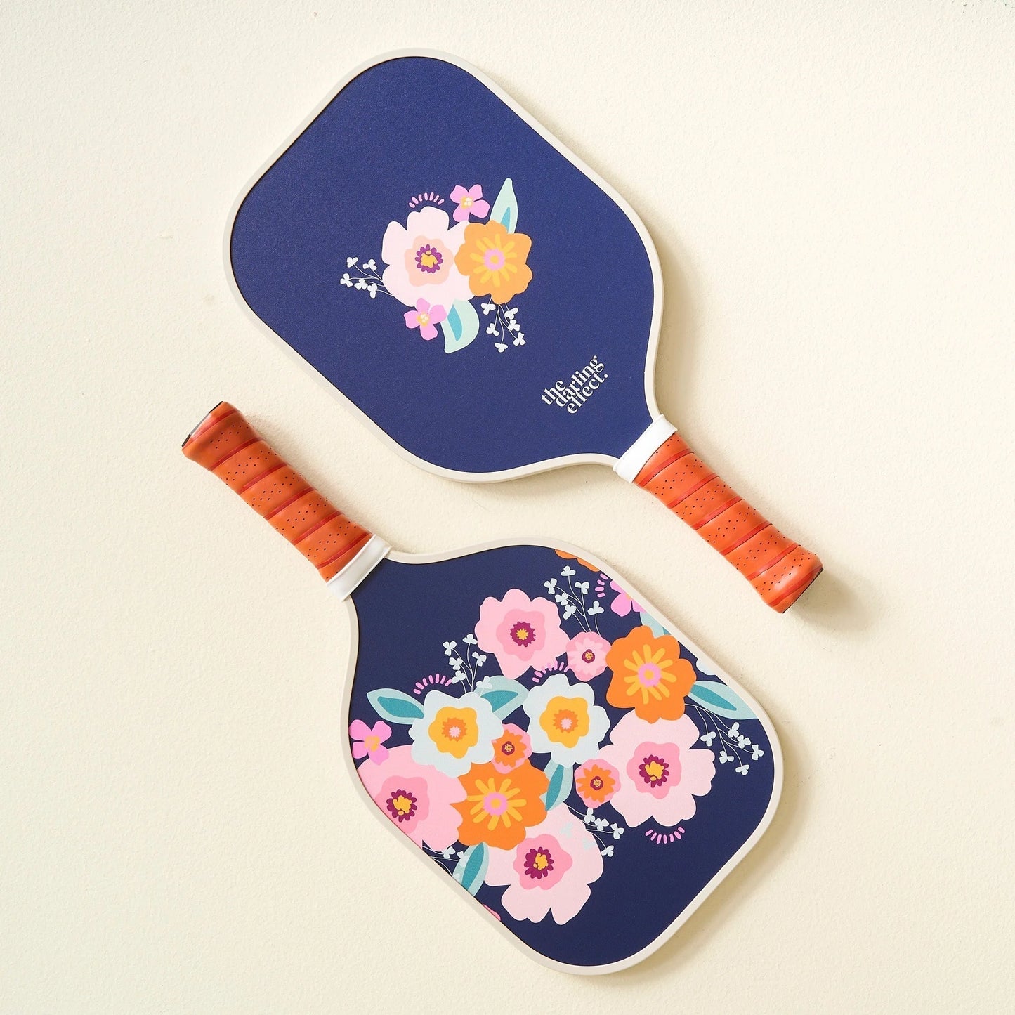 Pickleball Paddle | Bright + Bloomy Navy