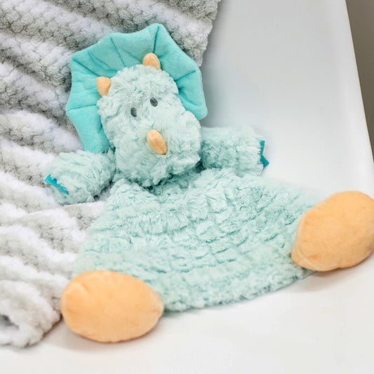 Darcy Dinosaur | Rattle Blankie