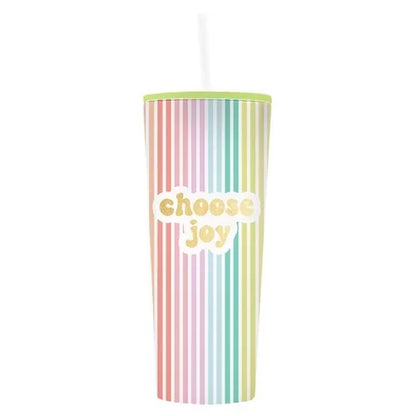 Straw Tumbler | Choose Joy