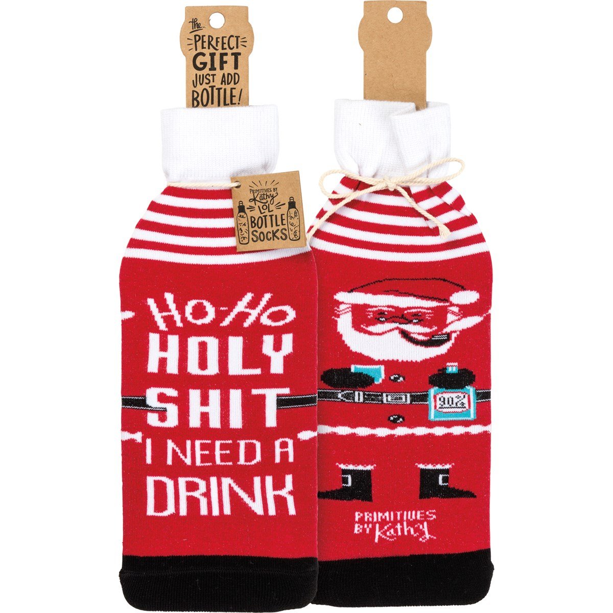 Holiday Bottle Socks