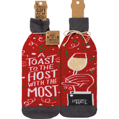 Holiday Bottle Socks