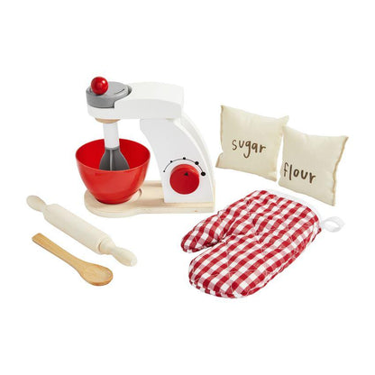 Wood Mixer Baking Toy Set