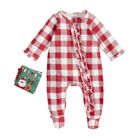 Girl Christmas Sleeper and Book Set