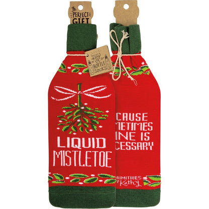 Holiday Bottle Socks