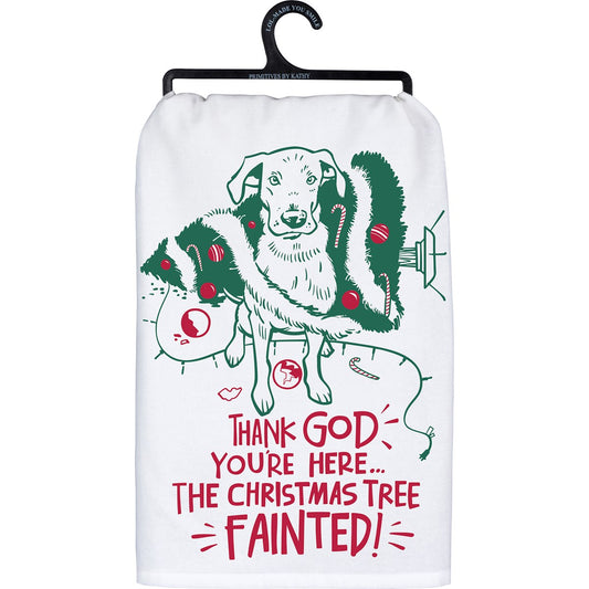 Tree Fainted Tea Towel