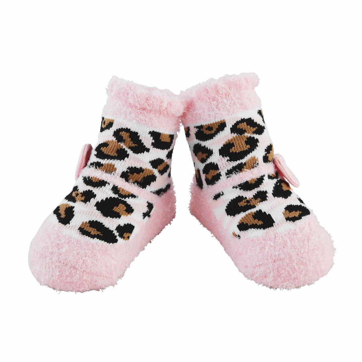 Leopard and Pink Socks