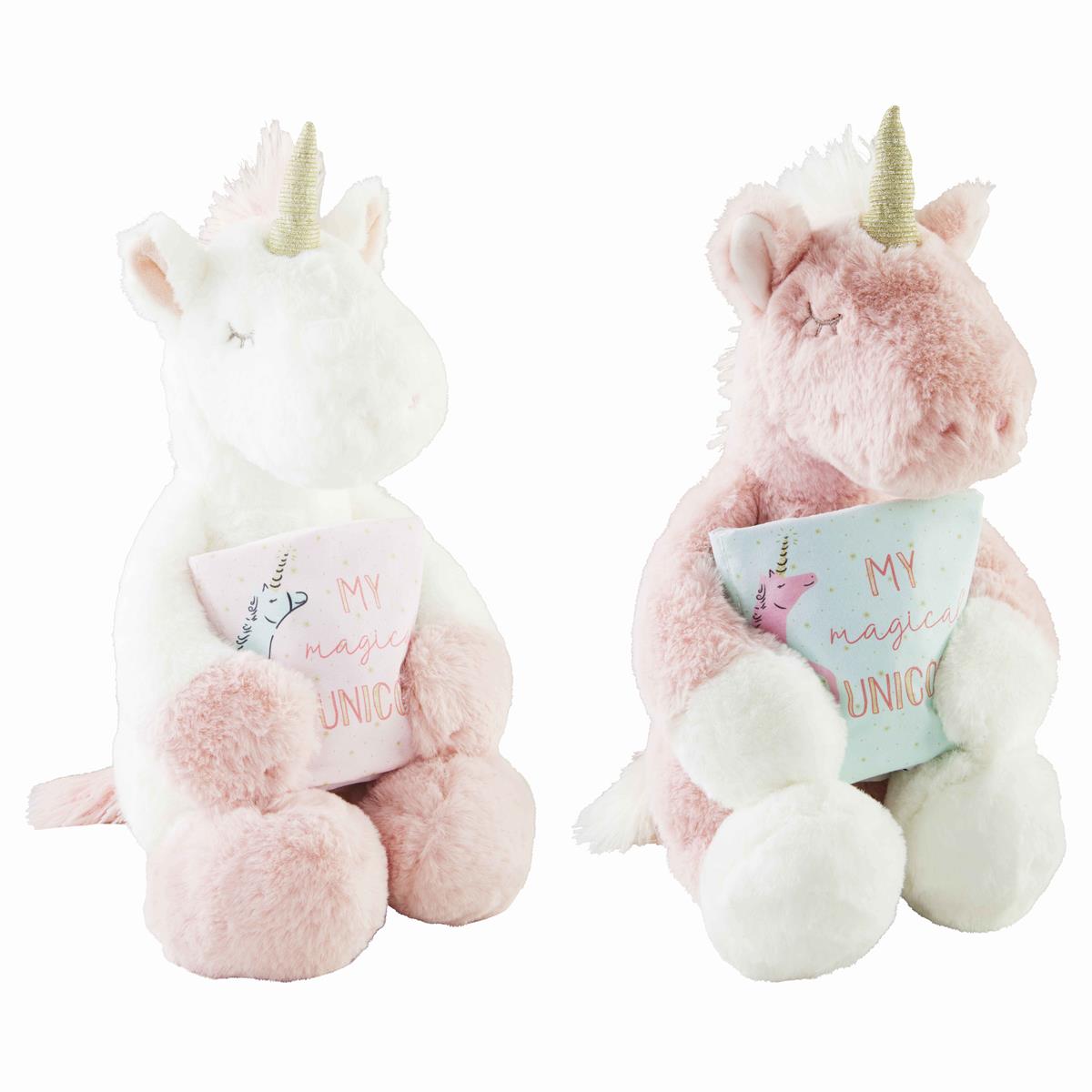 Unicorn Book Plush