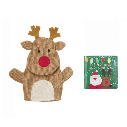 Reindeer Bath & Book Set