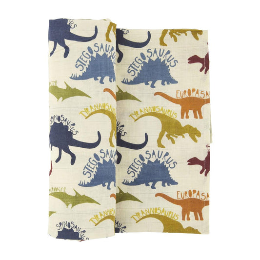 Dino Muslin Swaddle