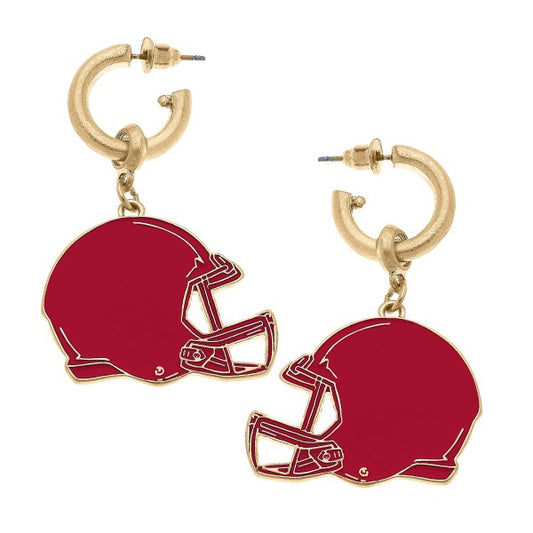 Football Helmet Earrings