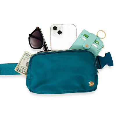 Belt Bag + Wallet Set | Brilliant Teal