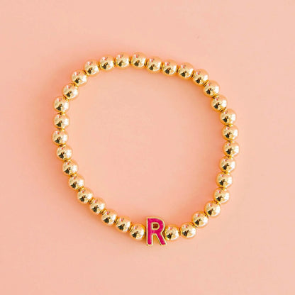 Monica Initial Bracelet