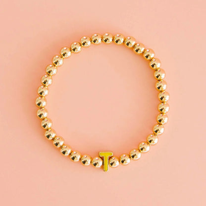 Monica Initial Bracelet