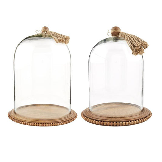 Glass Tassel Cloche Set