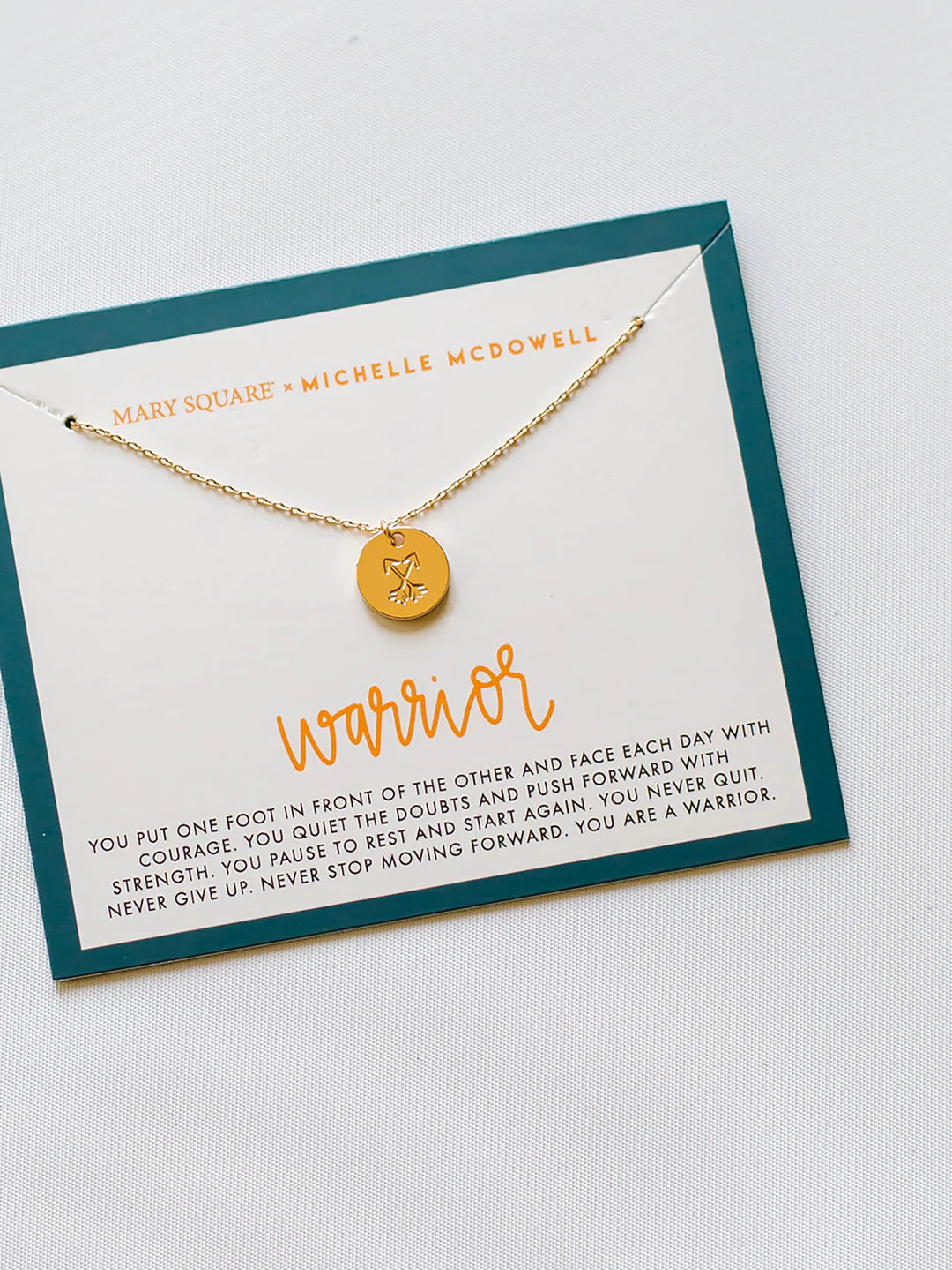 Warrior Inspirational Necklace