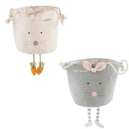 Bunny Canvas Bucket