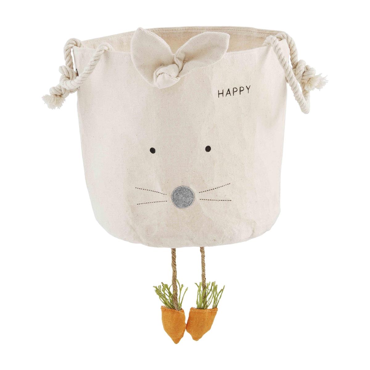 Bunny Canvas Bucket