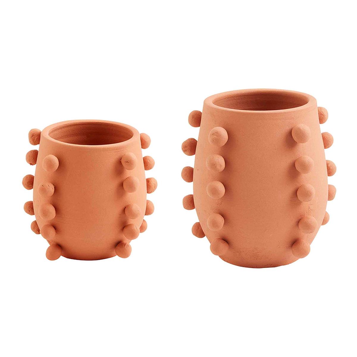 Terracotta Beaded Vase