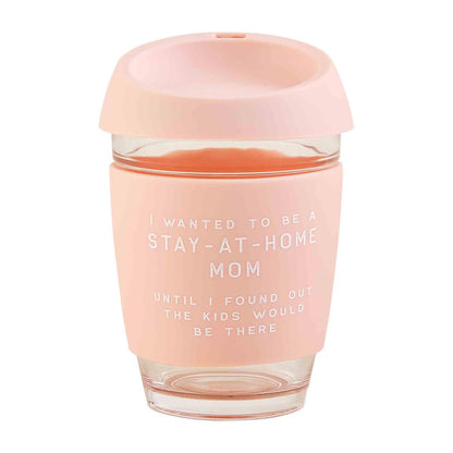 Mom Coffee Travel Glass