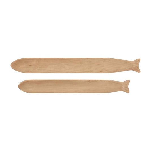 Paulownia Fish Tray Set