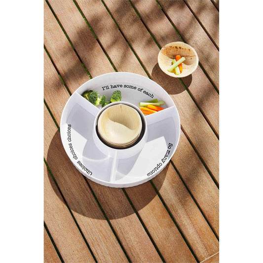 Outdoor Server & Plate Set