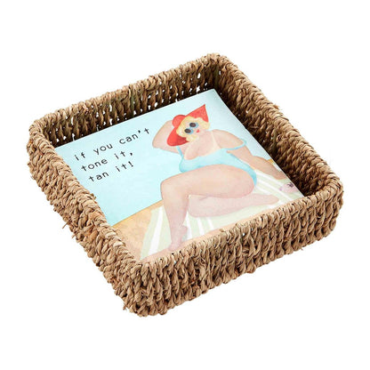 Pool Lady Napkin & Basket Sets