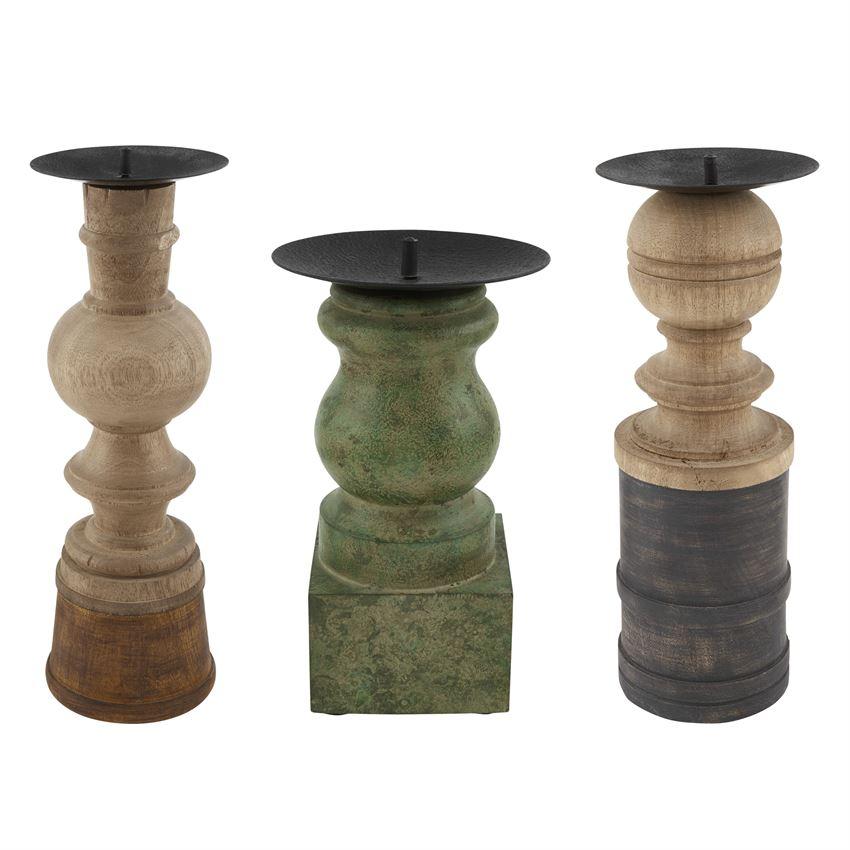 Rustic Candlesticks