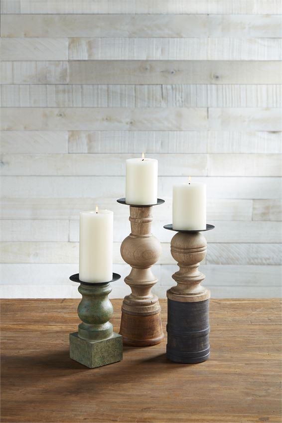 Rustic Candlesticks