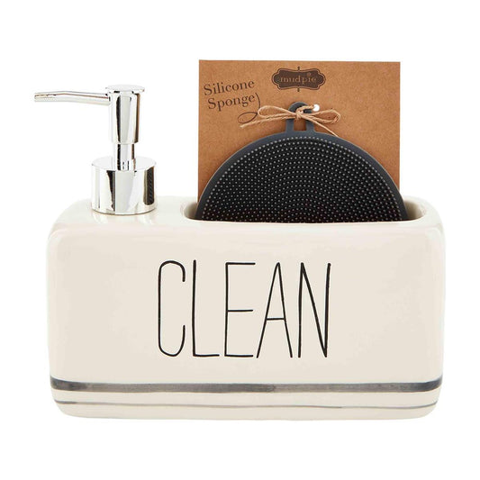 Soap Pump & Sponge Caddy Set