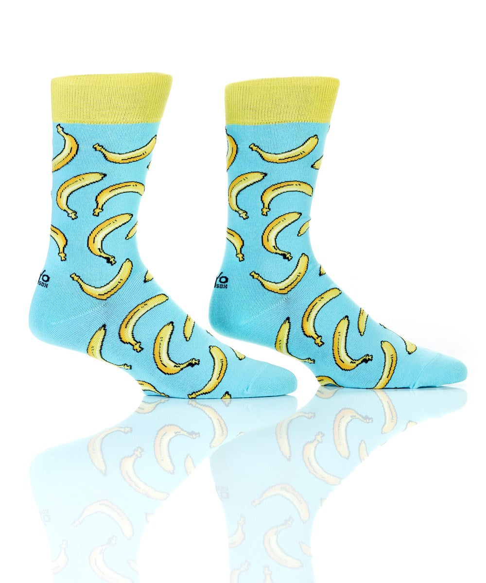 Men's Crew Socks / Banana