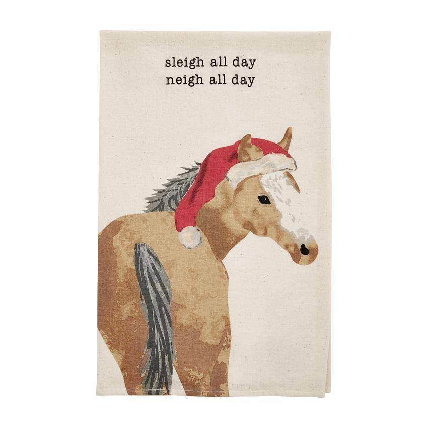 Farm Animal Christmas Towels