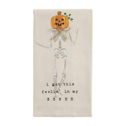 Halloween Hand Painted Towel