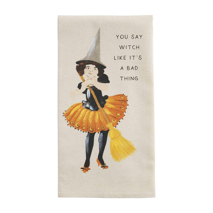 Halloween Hand Painted Towel