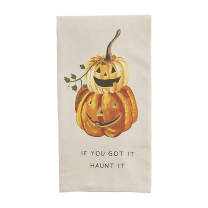 Halloween Hand Painted Towel