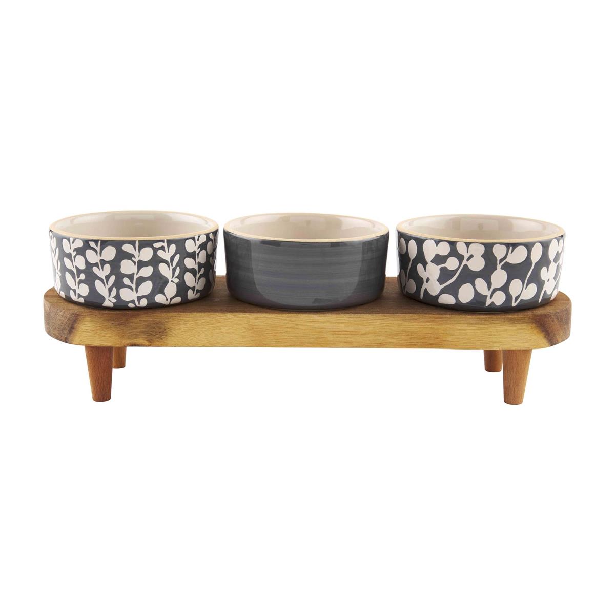 Pine Hill Dip Bowl Stand Set