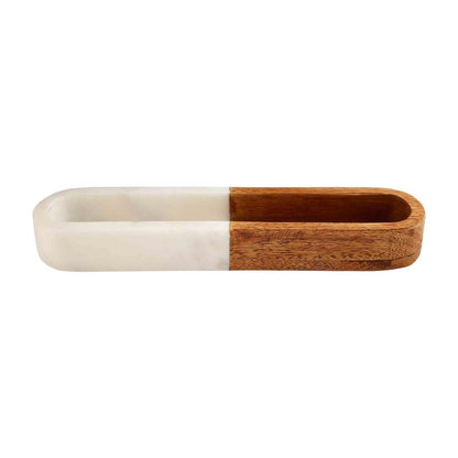 Marble Wood & Cracker Dish