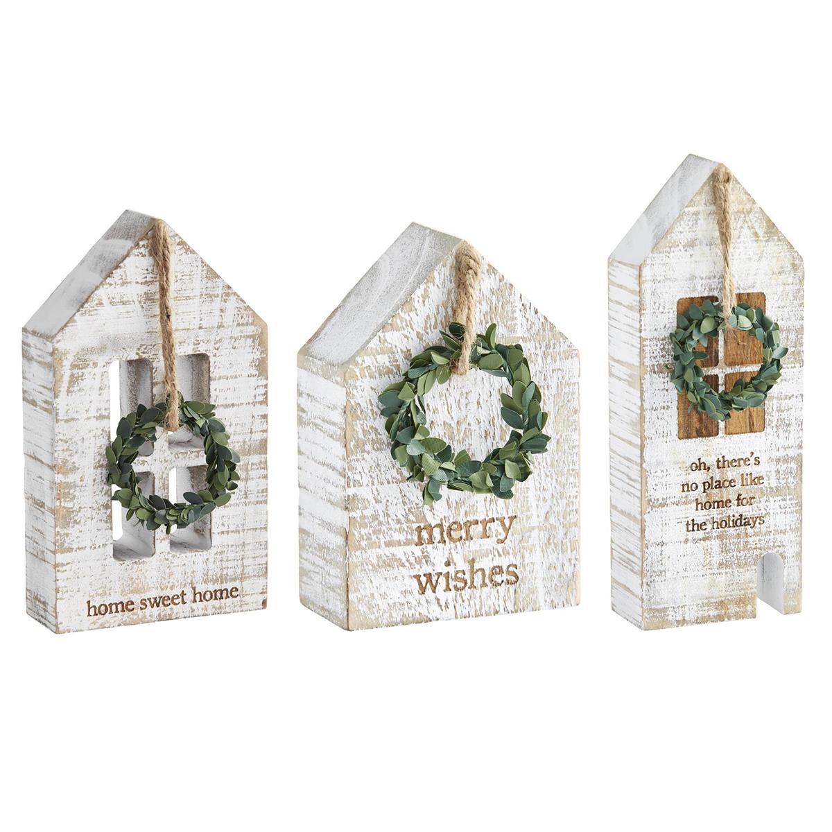 Wreath Home Plaques