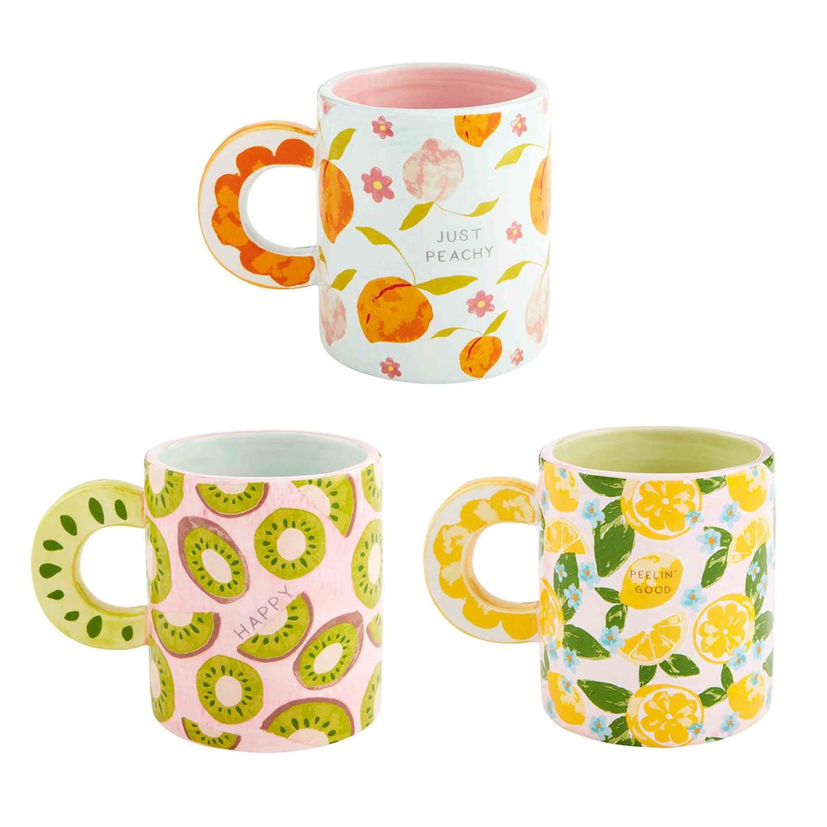 Fruity Floral Mugs