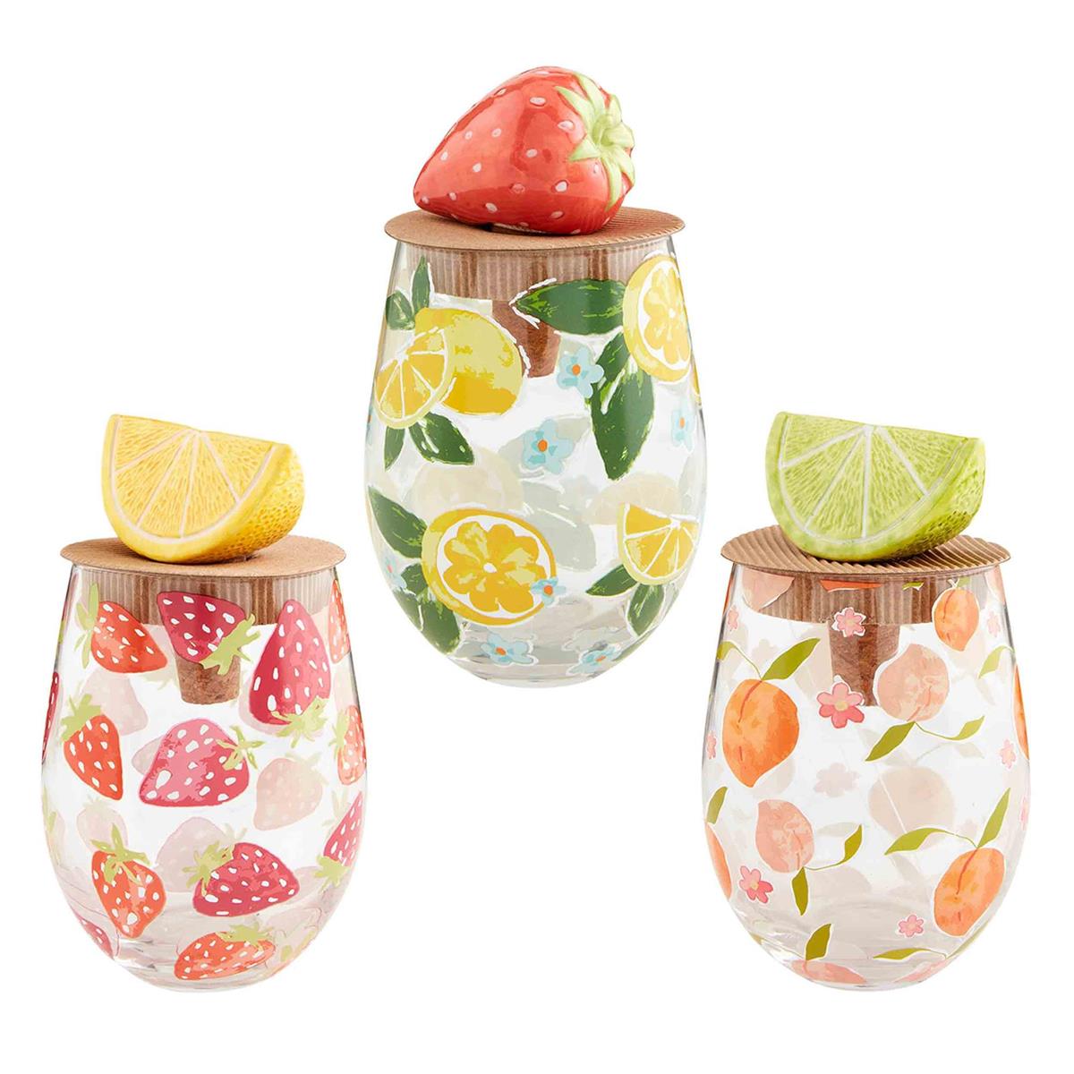 Fruit Wine Glass Set