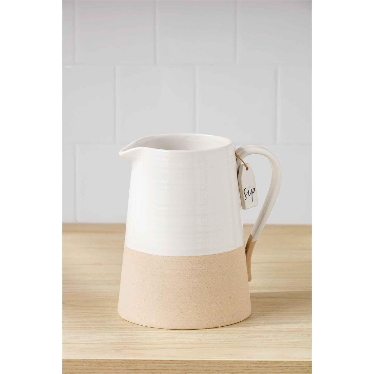 Sip Stoneware Pitcher