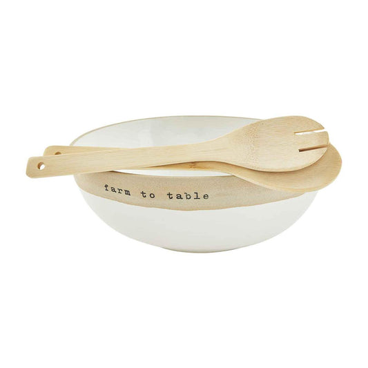 Farm Salad Bowl Set