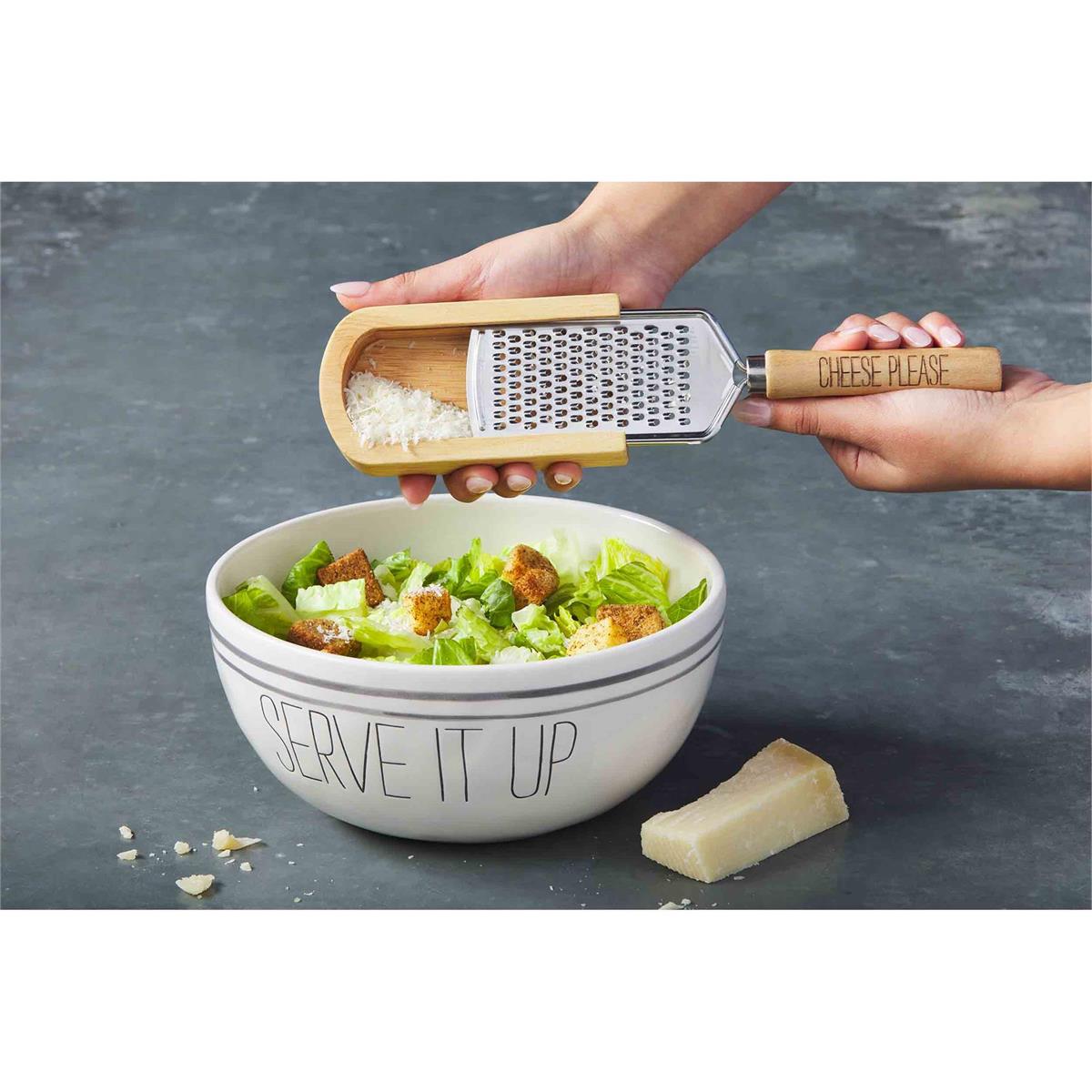 Serve it Up Bowl & Cheese Grater Set