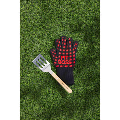 Grill Glove & Spatula Set