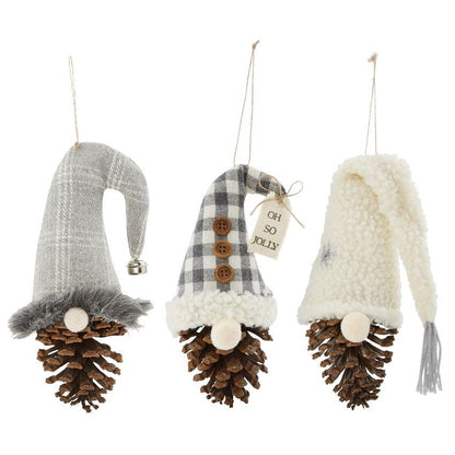 Pine Cone Gnome Ornaments