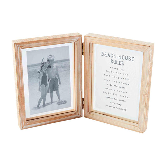 Beach Rules Hinged Frame