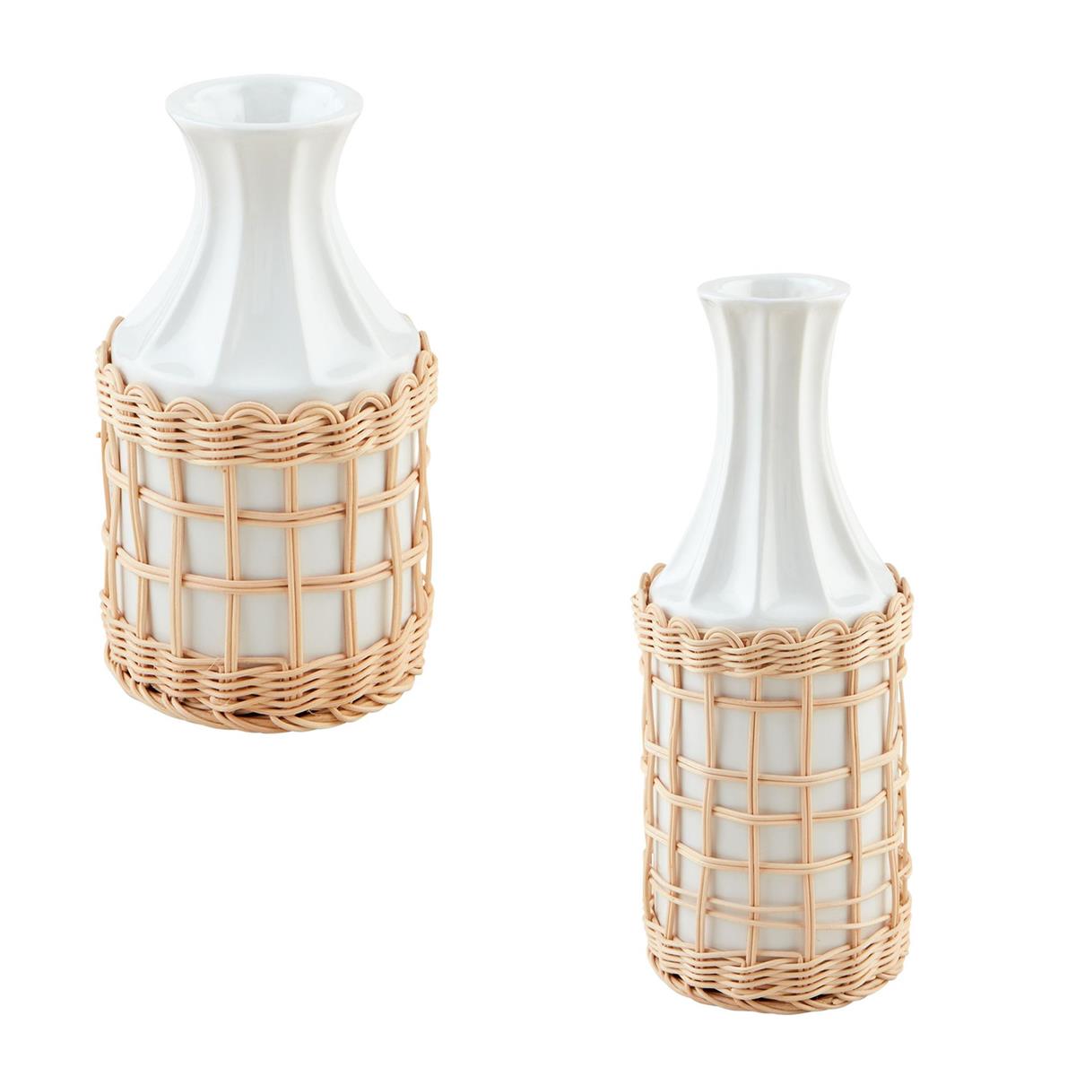 Woven Wrapped Vases