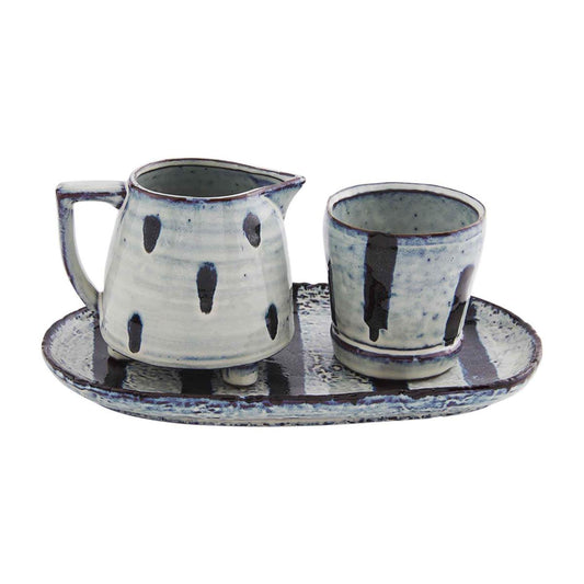 Black & White Cream & Sugar Set