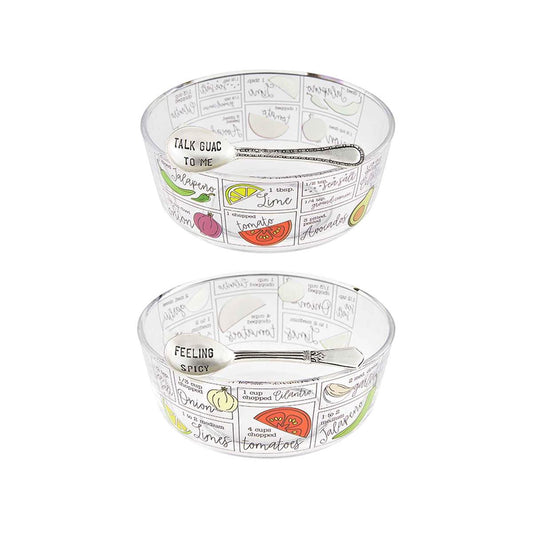 Fiesta Recipe Dip Bowl Sets