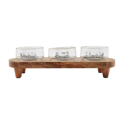 Snack Bowl & Stand Set